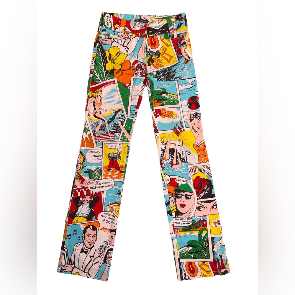 Dolce & Gabbana S/S 2004 Pop Art Pants